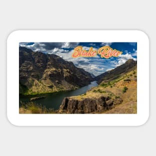 Snake River from Idaho Sticker